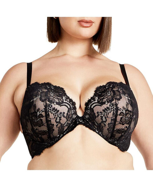 Plus Size Adore Luxe Push Up Bra