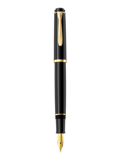 Pelikan Classic 200 - Black - Gold - Cartridge filling system - Medium - Ambidextrous - Germany - 1 pc(s)