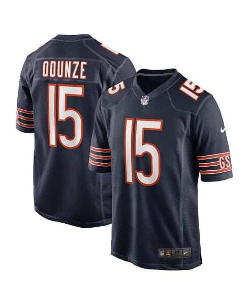 Men's Rome Odunze Navy Chicago Bears 2024 NFL Draft First Round Pick Player Game Jersey