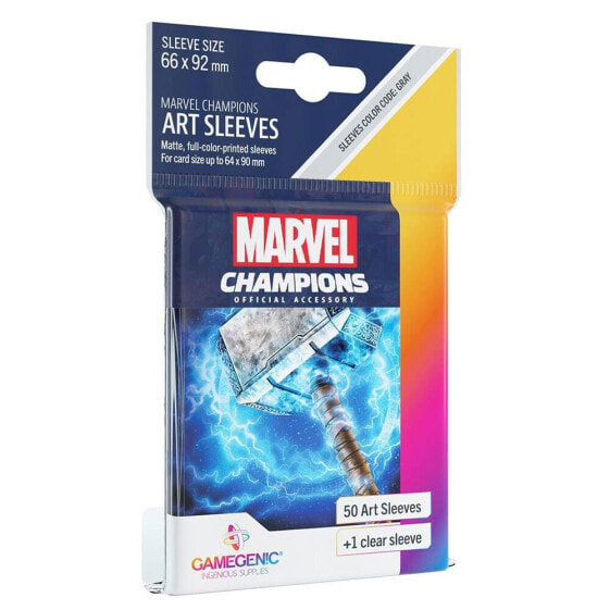 GAMEGENIC Card Sleeves Marvel Champions Thor 66x92 mm