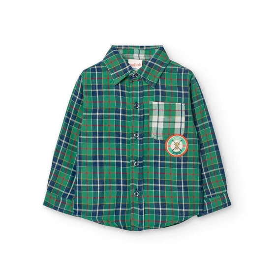 BOBOLI Poplin Check long sleeve shirt