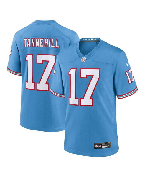 Men's Ryan Tannehill Light Blue Tennessee Titans Oilers Throwback Alternate Game Player Jersey