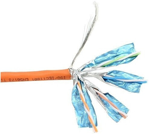 InLine Solid Installation Cable 250MHz S/STP Cat.6 CU AWG23 halogen free 100m