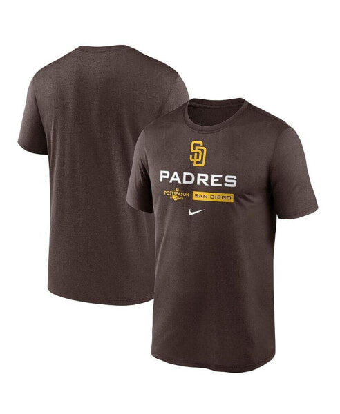 Men's Brown San Diego Padres 2022 Postseason Authentic Collection Dugout T-shirt