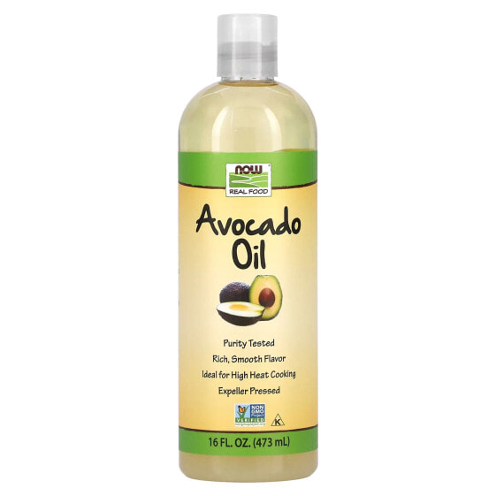 Растительное масло Avocado Oil NOW 16 жидких унций (473 мл)