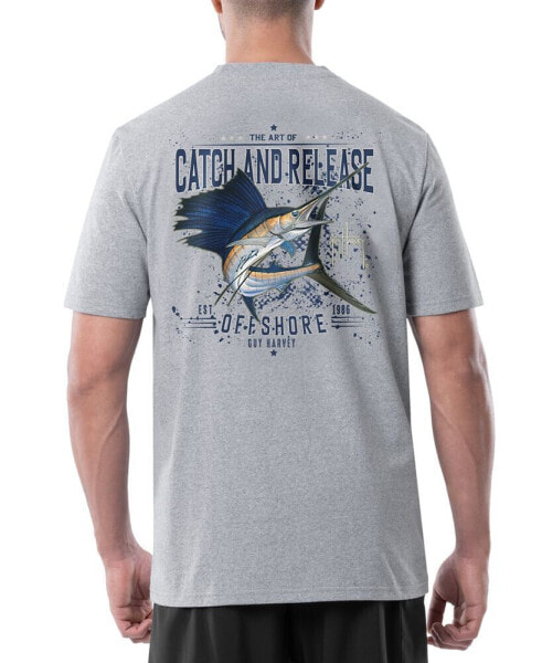 Men's Threadcycled Catch And Release Offshore Logo Graphic T-Shirt