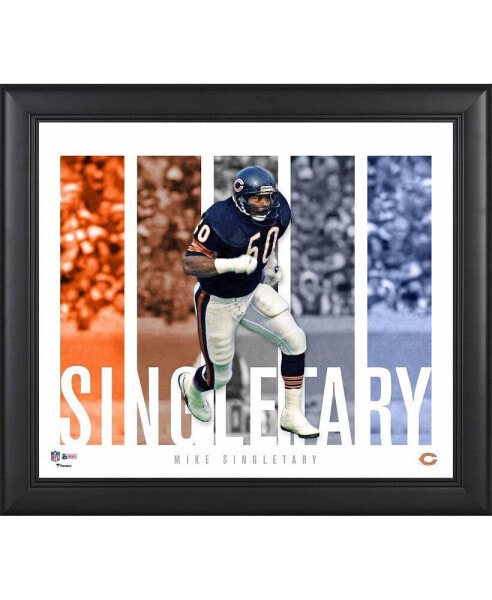 Mike Singletary Chicago Bears Framed 15" x 17" Player Panel Collage