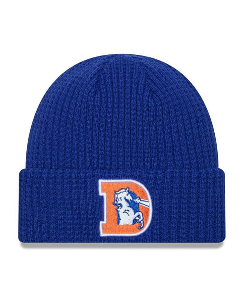 Men's Royal Denver Broncos Historic Prime Cuffed Knit Hat