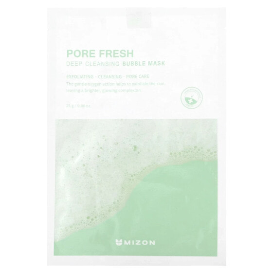 Pore Fresh, Deep Cleansing Bubble Beauty Mask, 1 Sheet Mask, 0.88 oz (25 g)