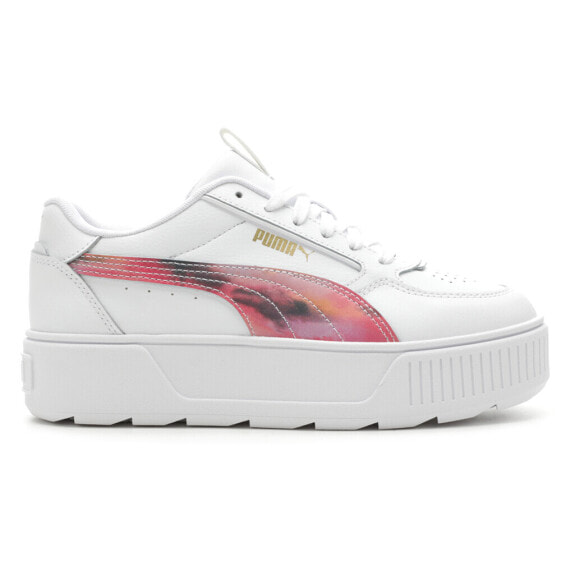 Puma Karmen Rebelle Vivid Dream Lace Up Womens White Sneakers Casual Shoes 3930