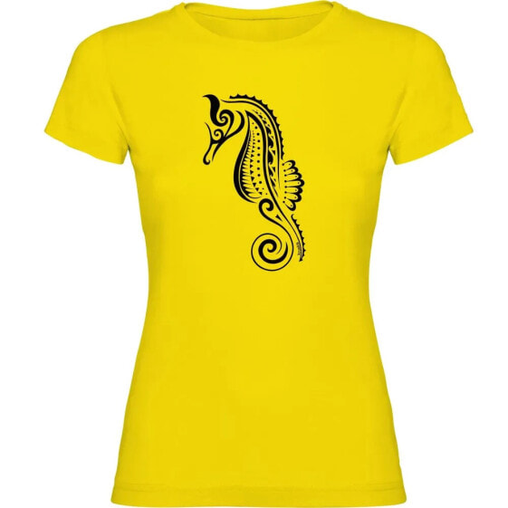 KRUSKIS Seahorse Tribal short sleeve T-shirt