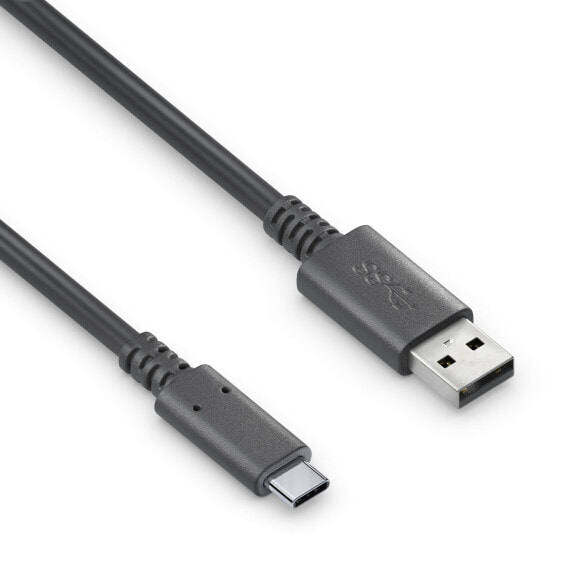 PureLink USB v3.2 USB-C / USB-A Cable – 1.00m, 1 m, USB C, USB A, USB 3.2 Gen 2 (3.1 Gen 2), 10000 Mbit/s, Black