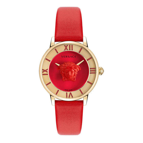 Versace Damen Armbanduhr La Medusa Rot