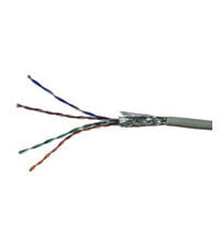 Wentronic CAT 5e network cable - SF/UTP - grey - 100m - 100 m - Cat5e - SF/UTP (S-FTP)