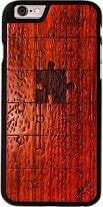 SmartWoods CASE ETUI DREWNIANE SMARTWOODS PUZZLE RED IPHONE 6 / 6S standard