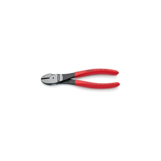 Knipex Kraftseitenschneider Länge 180 mm poliert Form 0 Kunststoffüberzug