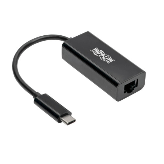 Tripp U436-06N-GB USB-C to Gigabit Network Adapter with Thunderbolt 3 Compatibility - Black - Black - Vietnam - CE - FCC - REACH - 0 - 45 °C - -10 - 70 °C - 22.7 mm