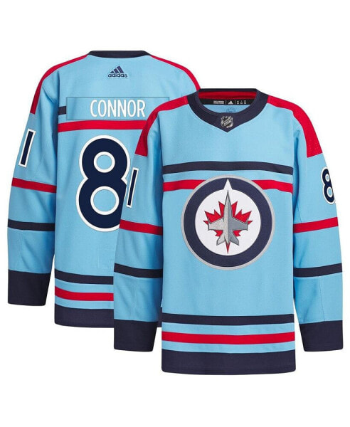 Men's Kyle Connor Light Blue Winnipeg Jets Anniversary Authentic Player Jersey