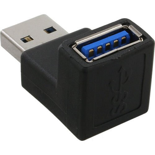 InLine USB 3.0 Adapter Type A male / A female angled 90°