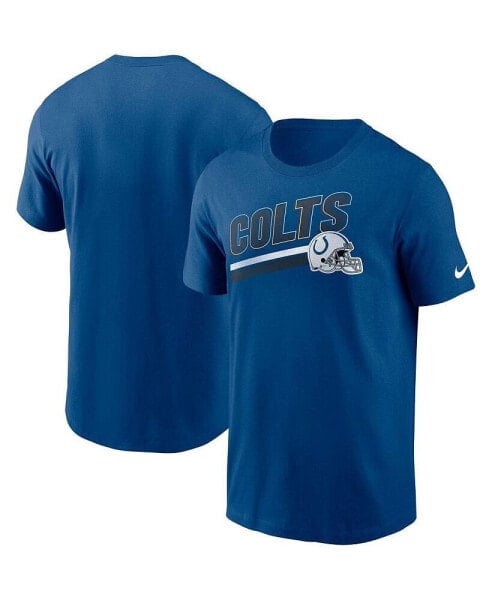 Men's Royal Indianapolis Colts Essential Blitz Lockup T-shirt