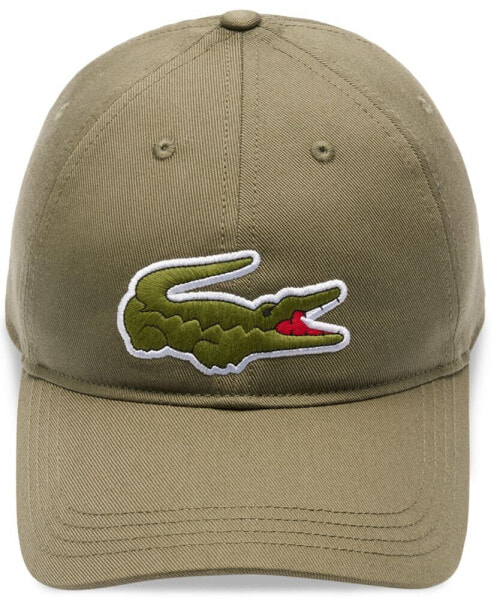 Men's Adjustable Croc Logo Cotton Twill Baseball Cap