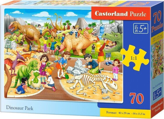 Castorland Puzzle 70 elementów - Park dinozaurów (070046)