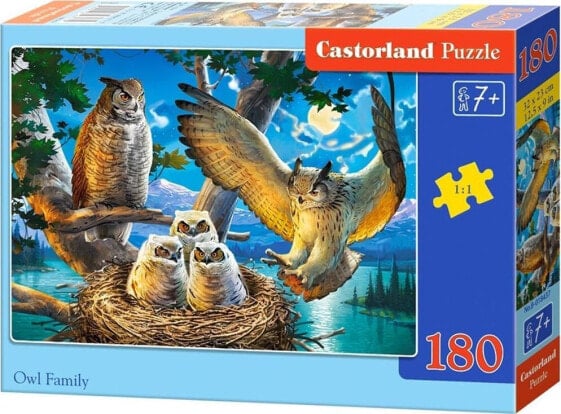 Castorland Puzzle 180 Owl Family CASTOR
