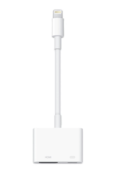 Apple Lightning to Digital AV Adapter, White, Apple iPhone 5, iPod touch 5th, iPad 4th, iPad mini, Lightning