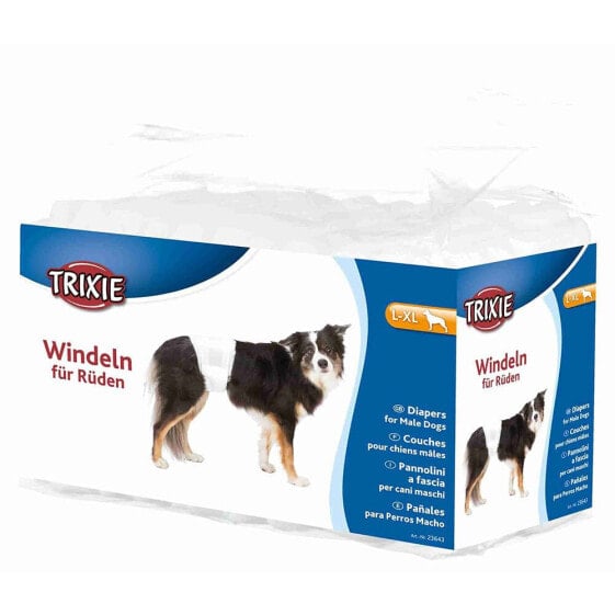 TRIXIE Male Dogs Diapers 60-80 cm 12 Units