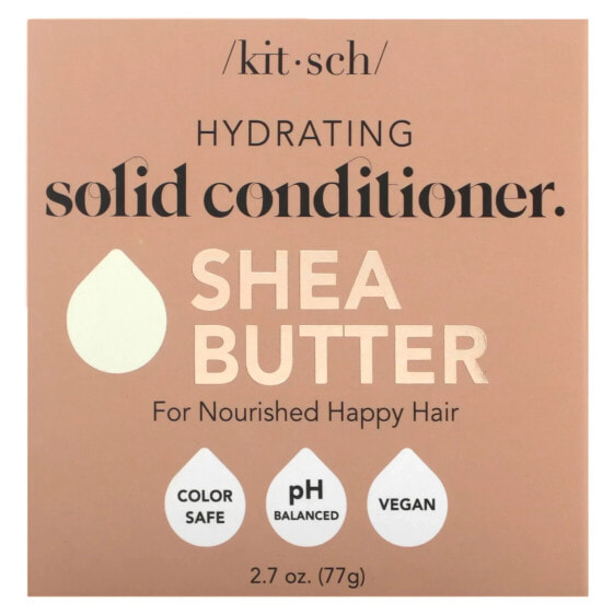 Hydrating Solid Conditioner Bar, Shea Butter, Sugared Amber & Shea, 1 Bar, 2.7 oz (77 g)