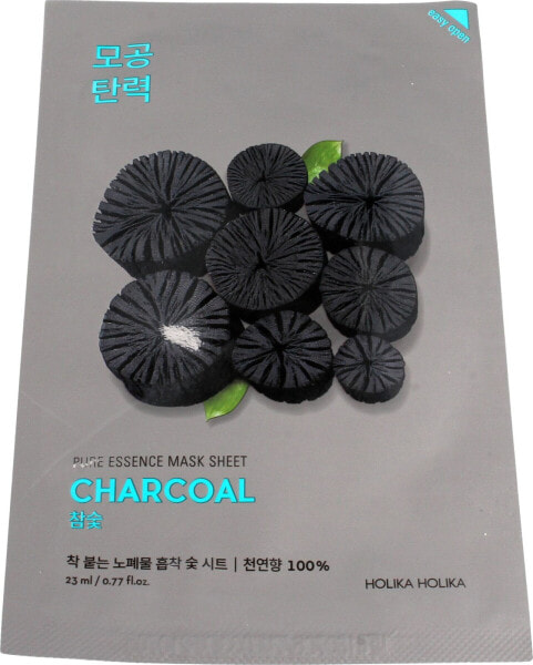 Holika Holika Pure Essence Mask Sheet-Charcoal 1 szt.