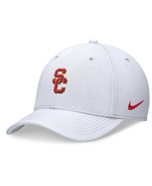 Men's White USC Trojans 2024 On-Field Swoosh Flex Hat