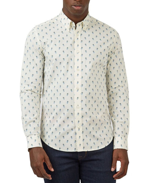 Рубашка с принтом Ben Sherman men's Regular-Fit Spot-Print
