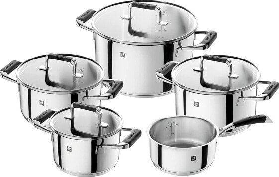 Zwilling Paletto Saucepan set, 5 pieces, round, stainless steel