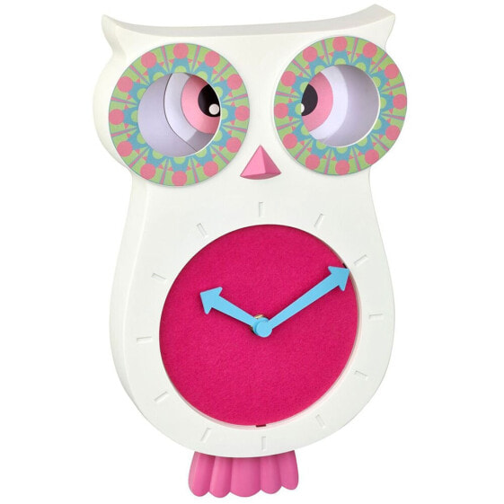 TFA DOSTMANN 60.3052.02 Owl Wall Clock