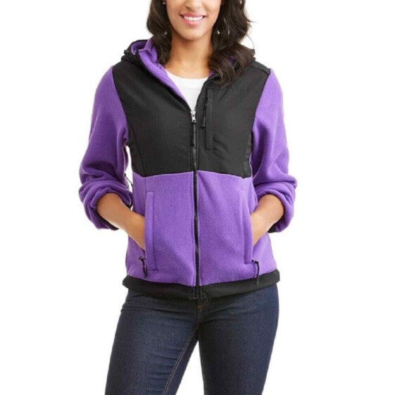 Women's Hooded Arctic Fleece Soft Shell Jacket Size Small