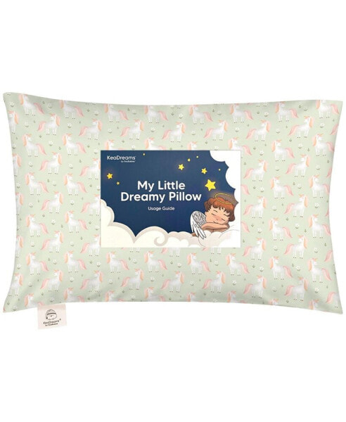 Toddler Pillow with Pillowcase, Small Kids Pillow for Sleeping