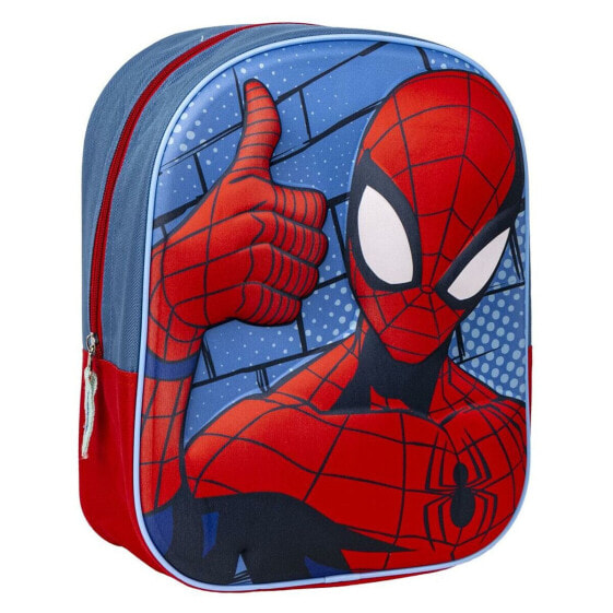 Детский рюкзак 3D Spider-Man Красный Синий 25 x 31 x 10 cm