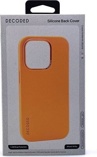 Decoded Decoded Silicone BackCover, apricot - iPhone 14 Pro