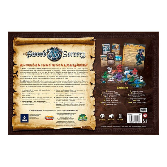 DEVIR IBERIA Sword And Sorcery Chronicles Ancient Board Game