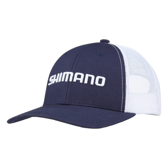 Shimano Logo Trucker Cap Color - Blue Size - One Size Fits Most (AHATLGBL) Fi...