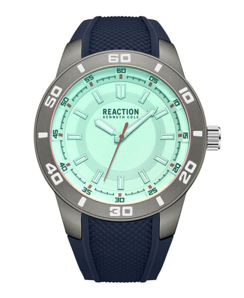 Наручные часы Stuhrling Men's Blue Leather Strap Watch 49mm