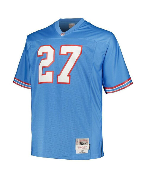 Men's Eddie George Light Blue Houston Oilers Big & Tall 1997 Legacy Retired Player Jersey