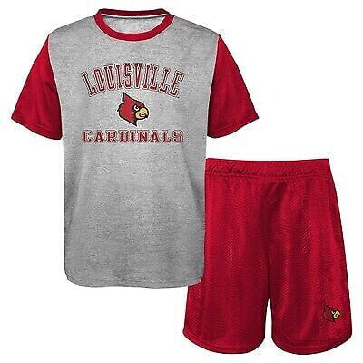 NCAA Louisville Cardinals Toddler Boys' T-Shirt & Shorts Set - 2T