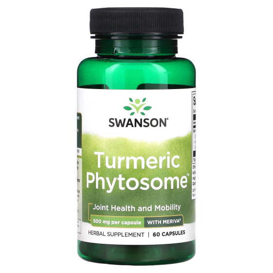 Swanson, Фитосомы куркумы с меривой, 500 мг, 60 капсул