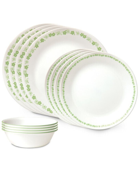 Vitrelle Classic Spring Blossom 12 Pc. Dinnerware Set, Service for 4