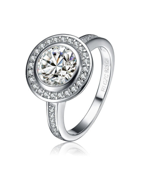 Sterling Silver Cubic Zirconia Jewel Ring Collection