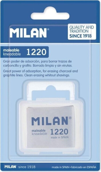 Канцелярские товары MILAN Гумка хлебная 1220 для угля и графита (381844)