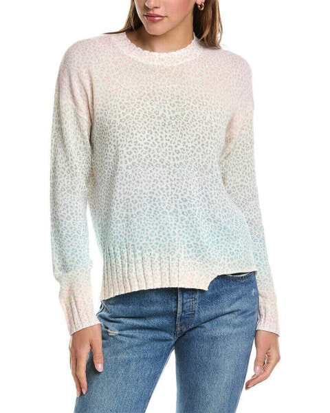 27 Miles Malibu Mini Leopard Print Sweater Women's