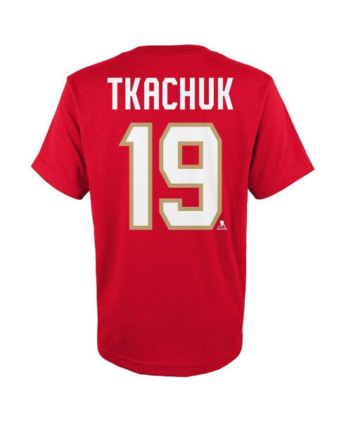 Matthew Tkachuk Big Boys and Girls Florida Panthers Player Name Number T-Shirt